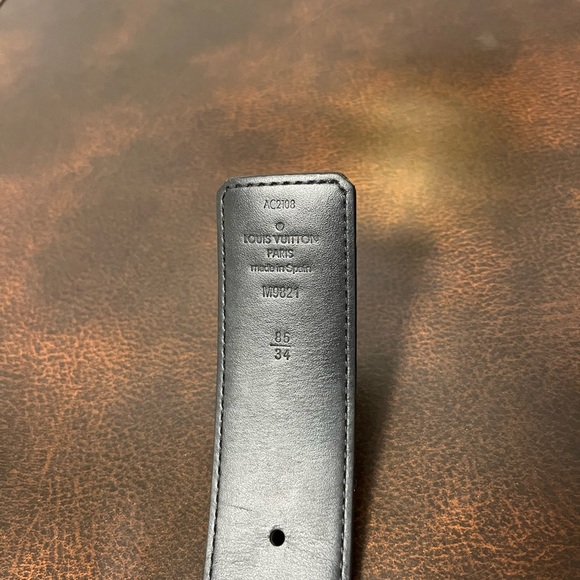 Men’s Louis Vuitton Belt Monogram Silver - Picture 5 of 10